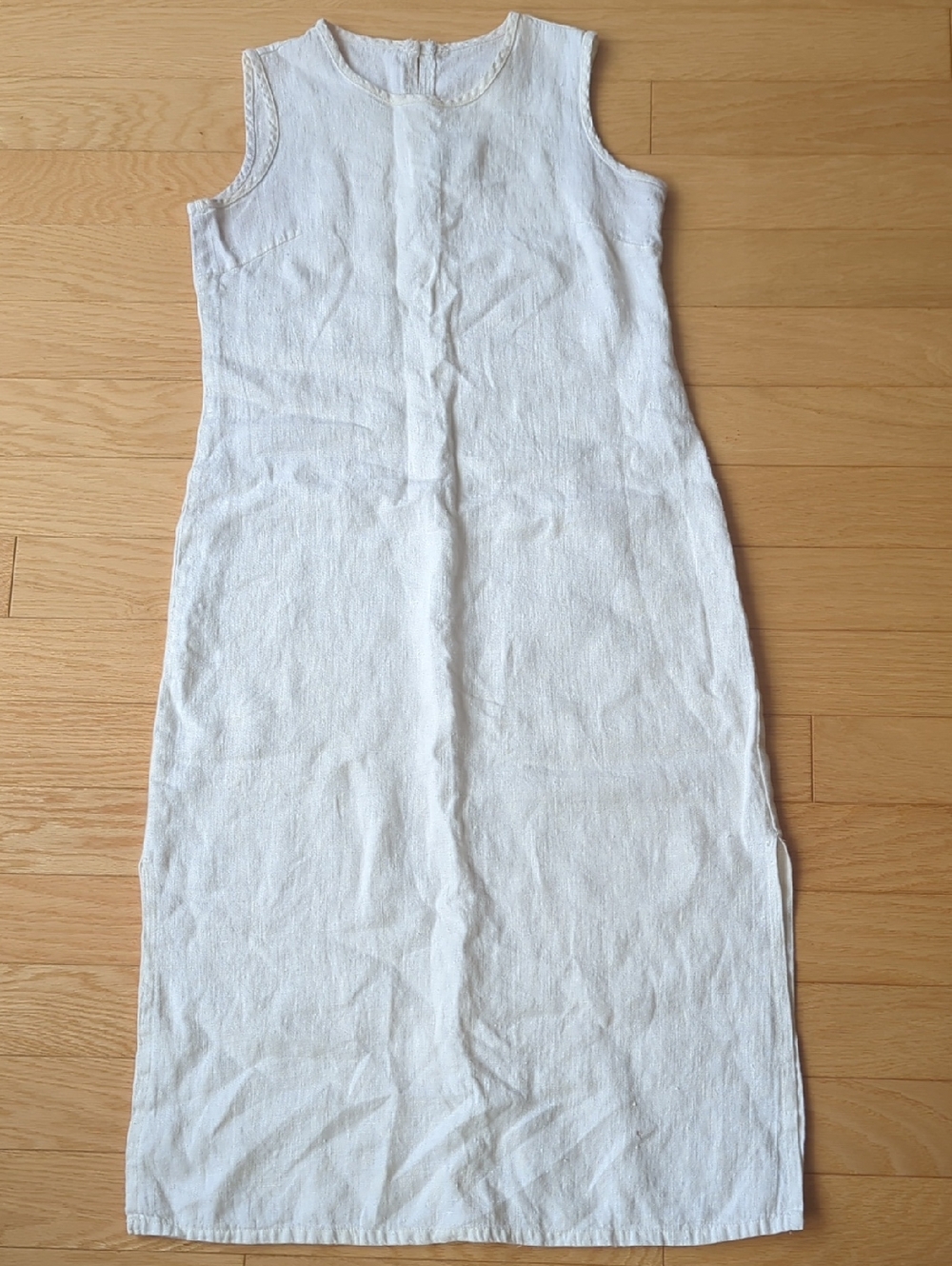 Vintage Linen Sleeveless Dress